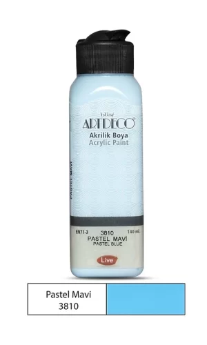 Artdeco 140 ml Akrilik Boya 3810 Pastel Mavi
