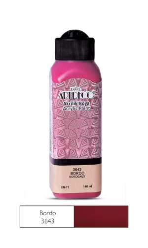 Artdeco Akrilik Boya 140 Ml Bordo