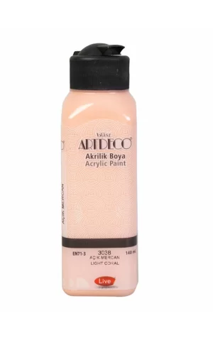 Artdeco Akrilik Boya 140ml Açık Mercan