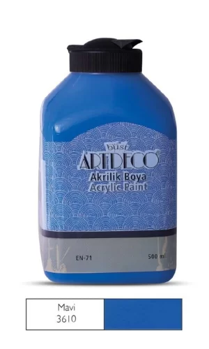 Artdeco Akrilik Boya 500 Ml Mavi