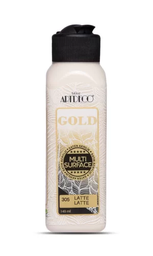 Artdeco Gold Multi Surface Akrilik Boya 140 ml Latte