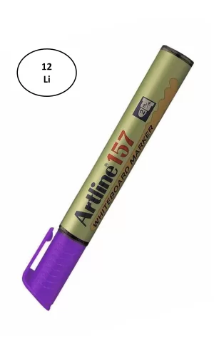 Artline 157 Tahta Kalemi Mor 12li