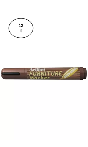 Artlıne Ahşap Markör Bırch Brown (Huş) Ek-95-12li