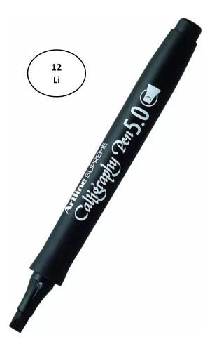 Artline Süpreme Kaligrafi Kalemi 5.0 Mm Siyah 12li