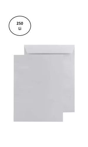 Asil Doğan As-0853 1. Hamur Torba Zarf Extra Silikonlu 24X32 110 Gr Beyaz 250li