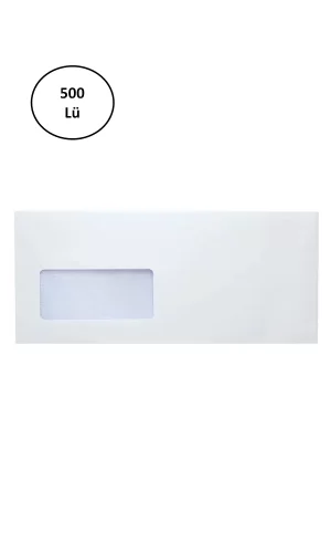 Asil Doğan As-1005 10.5x24 cm Diplomat Silikonlu 110 gr Pencereli 500lü