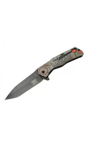 Bağcıklı Çakı 21,5 Cm Yarı Otomatik , Kemerlikli