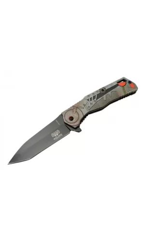 Bağcıklı Çakı 21,5 Cm Yarı Otomatik , Kemerlikli