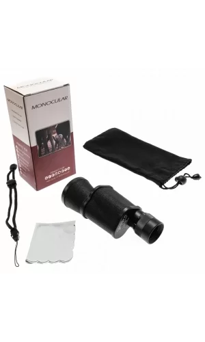 Baigish 10x40 Metal Deri Kaplamalı Rus Modeli Monoküler Dürbün