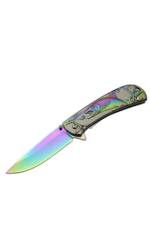 Balık Çakı Yst5954rb Gökkuşağı 20 Cm Manuel, Kemerlikli