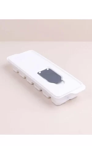 Bas Parmak Silikon Buz Kalıbı 12 Bölmeli Buz Kalıbı Silikon Buzluk