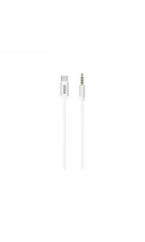 Basic Ca113 Metal Başlıklı 100cm Type-c To Aux Silikon Kablo