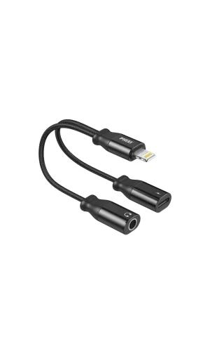 Basic Ca115 Ligthning To Lightning Ve 3,5mm Jack Çevirici Kablo