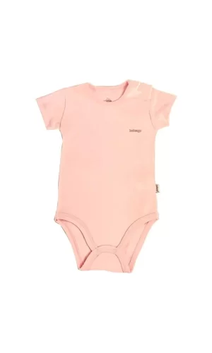 Basic Kısa Kol Body Pembe