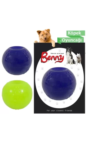 Benny Köpek Oyuncağı Sert Top 5 cm Çeşitli Renklerde