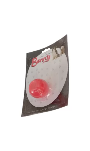Benny Köpek Oyuncağı Sert Top 5 cm Kırmızı