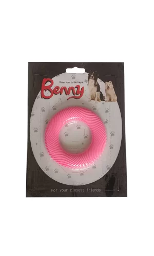 Benny Köpek Oyuncağı Yuvarlak 9,5 cm Pembe