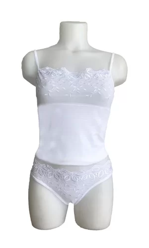 Berrak Brodeli İp Askılı Bikini Takım 2112