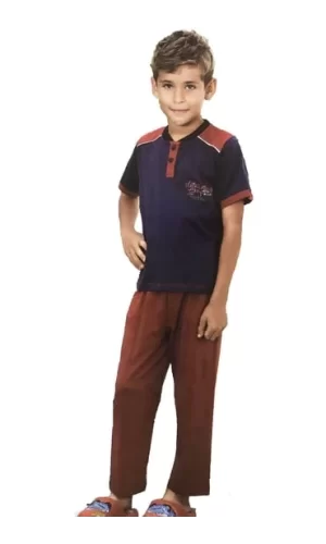 Berrak Erkek Çocuk Kısa Kollu Pijama Takım 361