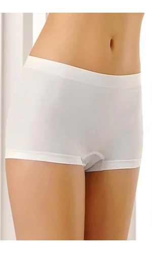 Beyaz Dikişsiz Kadın Boxer Korse Korse - 700
