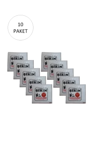 Beyaz Kalın Atlet Poşet Büyük Boy 30x57 Cm 1 Kg 10 Paket (Takriben 450 Adet)