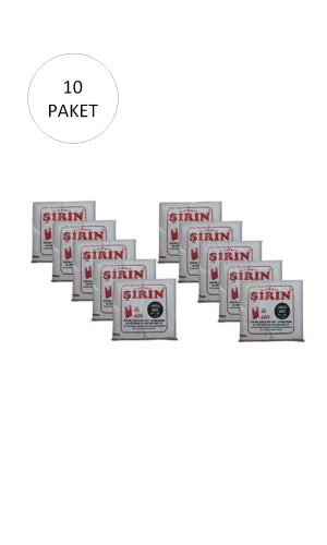 Beyaz Kalın Atlet Poşet Orta Boy 28x50 Cm 1 Kg 10 Paket (Takriben 750 Adet)