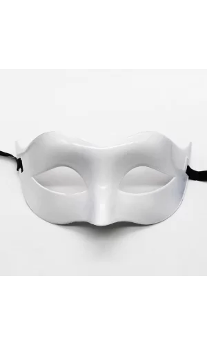 Beyaz Renk Masquerade Kostüm Partisi Venedik Balo Maskesi