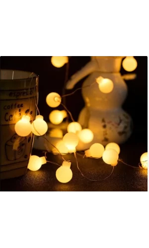 Beyaz Top Led Gün ışığı Pilli 2 Kademeli