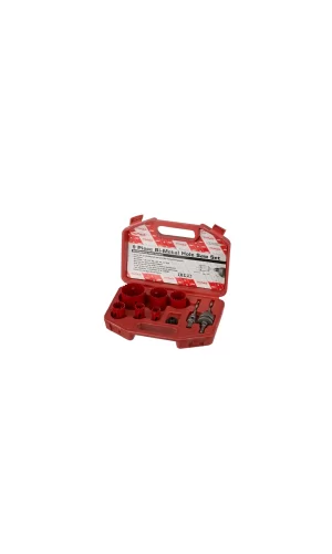 Bi-metal Panç Takımı - 13`lü Set (19-64 Mm), Ahşap İçin, Çantalı