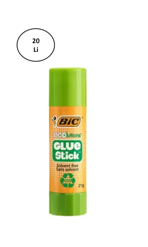 Bic 8923452 Eco Glue Stick Yapıştırıcı 21 gr 20li