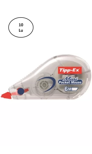 Bic Tipp-ex Mini Pocket Mouse Şerit Düzeltici 10lu