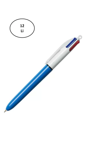 Bic Tükenmez Kalem Mekanizmalı 4 Renk 982866 12li