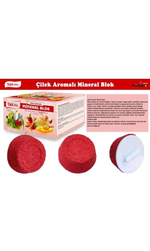 BİOLİVE Çilek Aromalı Mineral Blok