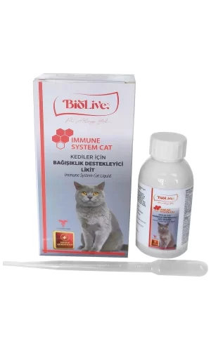 Biolive Immune Cat Kediler İçin Bağışıklık Destekleyici Sıvı Vitamin 100ml