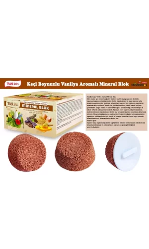 BİOLİVE Keçiboynuzlu Vanilya Aromalı Mineral Blok