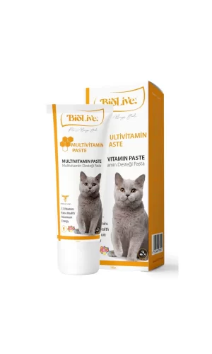Biolive Kediler İçin Multivitamin Paste 100gr