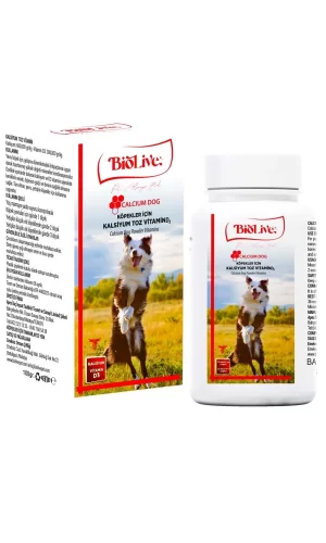 Biolive Köpekler İçin Kalsiyum Toz Vitamin 100gr