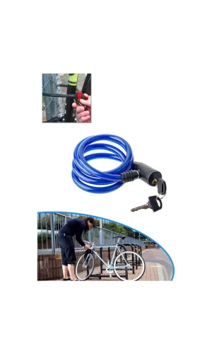 Bisiklet Kilidi Anahtarlı 11.5mm X 85cm