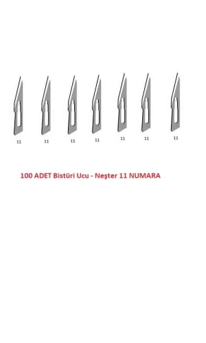 Bistüri Ucu No 11 - Neşter - 100 Adet
