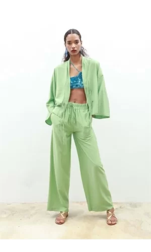 Blanca Plazzo Pantolon Takım 9852