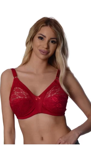 Bordo Dantelli Toparlayıcı Sütyen - 503