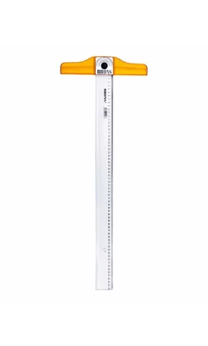 Brons BR-114 75 cm Oynar Başlıklı T Cetvel
