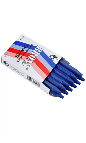 Brons BR-254 Tebeşir 12li Kutu Mavi