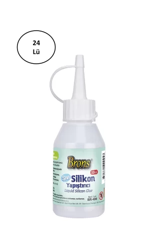 Brons Sıvı Silikon Yapıştırıcı 50 Gram 24lü