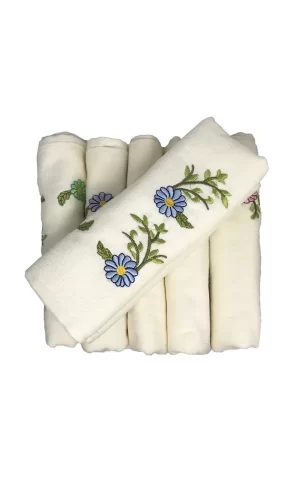 Bulteks Nakışlı Kadife  Havlu 30X50 Desen 2