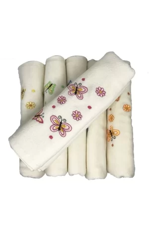Bulteks Nakışlı Kadife  Havlu 30X50 Desen 5