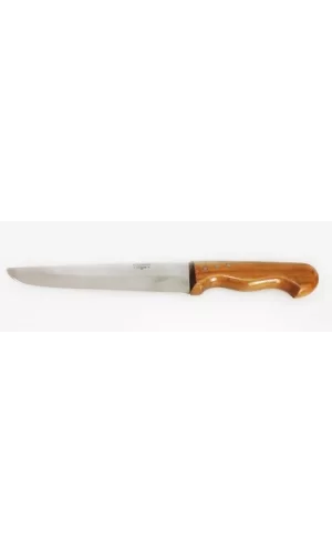Bursa Kalın Küt Kasap Bıçağı No:4, 20 Cm - Ahşap Sap