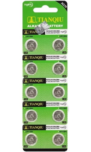 Buton Pil - Saat Lazer Hesap Makinesi Pili 10lu Paket  Ag10  - Lr1130h - 389a -1.55v