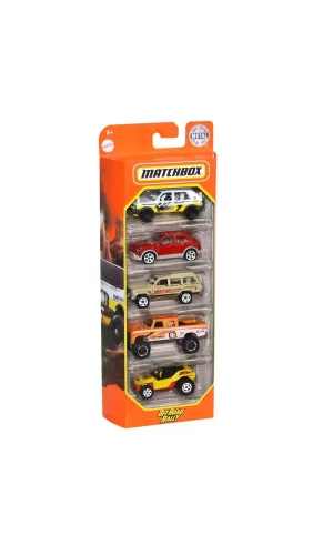 C1817 Matchbox™ 5li Araba Seti / Asorti Seçilemez. Erkol Özel Kampanya Fiyatı