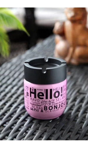 Cam Kokusuz Küllük 425 Cc Hello Desenli Pembe